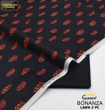2-Piece Unstitched Lawn Suit (All Over Print) Bonanza-53