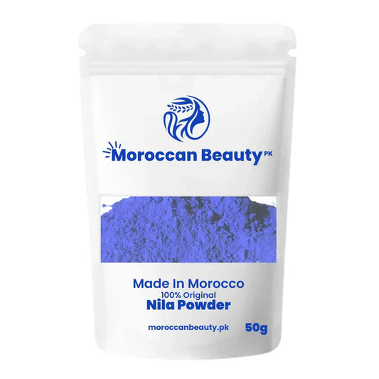 Original Moroccan Blue Nila Powder For Skin Whitening - 50g - Armaa Store
