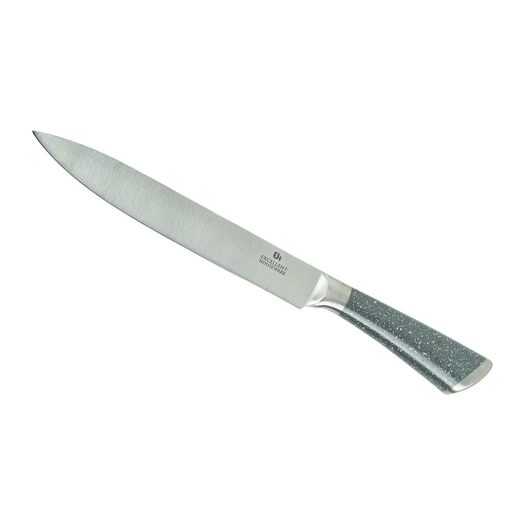Home Belle 8 Inch Stainless Steel Bread Knife - Design Grip