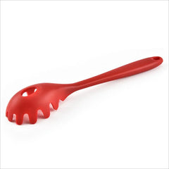 Silicone Pasta, Noodle and Spaghetti Ladle (Fork, and Server Tongs)