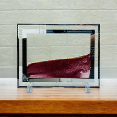 Moving Sand Art Pictures,Dynamic Sand Paintings,3D Sandscape Tabletop Decoration with Frame Base