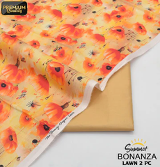 2-Piece Unstitched Lawn Suit (All Over Print) Bonanza-50