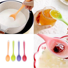 Silicone Spoonula Spatula (One-Piece Seamless Design)