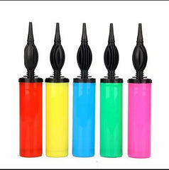 Balloons Plain Party Mix 100pcs with 1 Hand Air Balloon portable Pump - Armaa Store