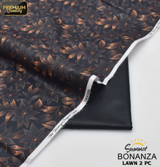 2-Piece Unstitched Lawn Suit (All Over Print) Bonanza-43