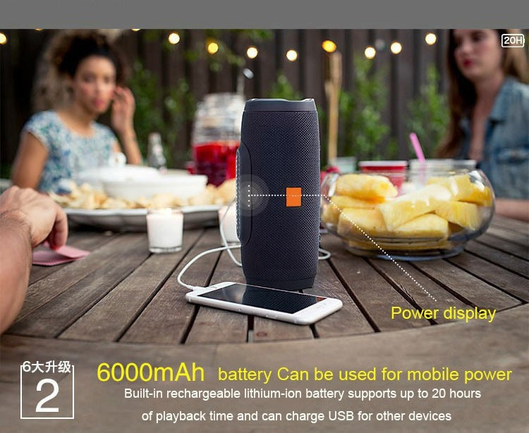 CHARGE 3+ Music Shockwave Wireless Bluetooth Speaker