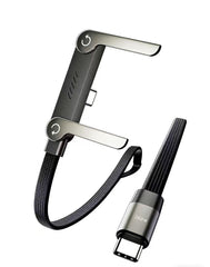 240W 2-in-1 Charging Cable with Phone Stand 1.5m length