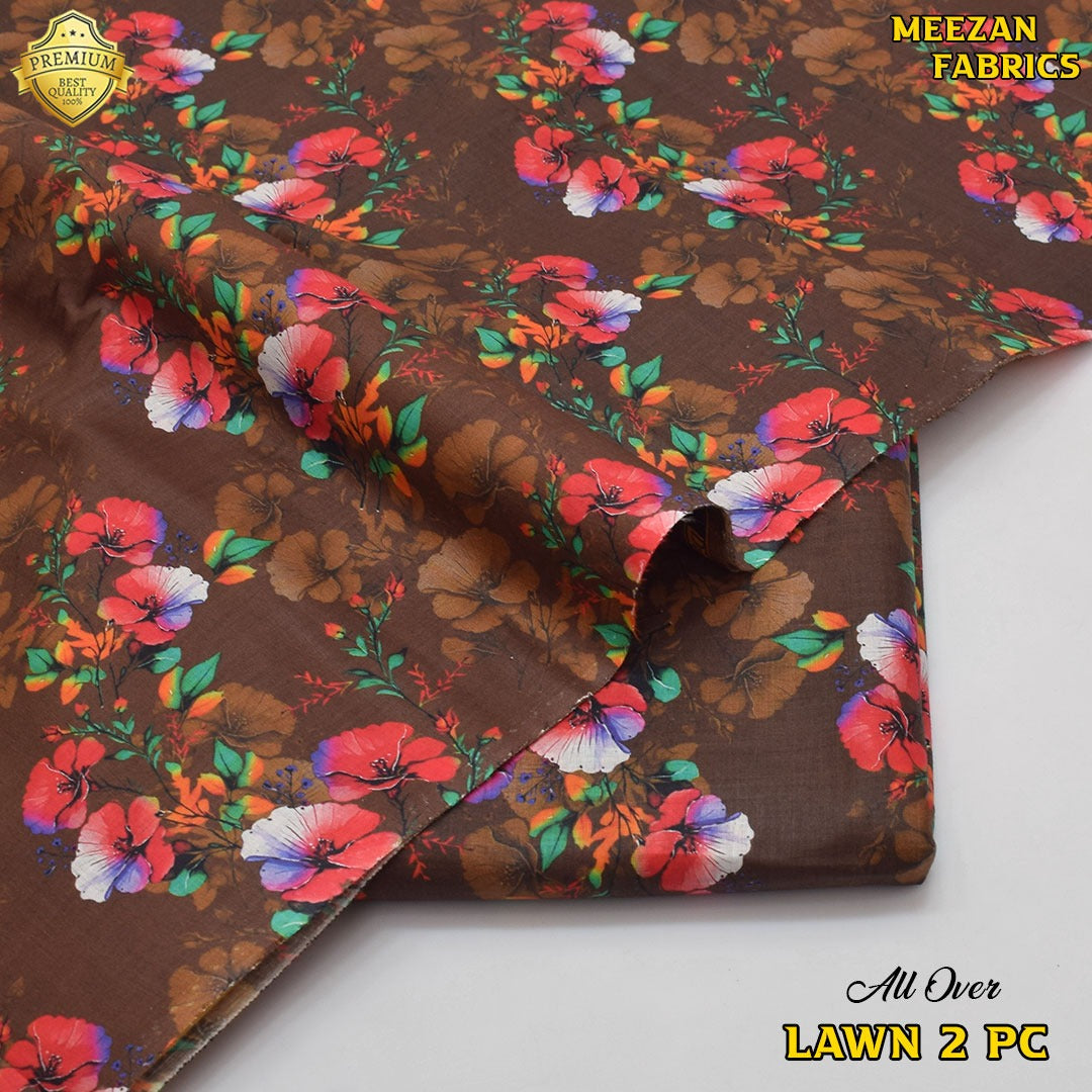 2-Piece Unstitched Lawn Suit (All Over Print) LA-15