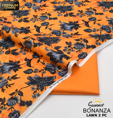 2-Piece Unstitched Lawn Suit (All Over Print) Bonanza-55