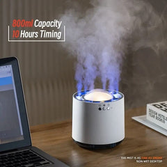 6 Nozzle Dynamic Humidifier, Mist Air Humidifier with Colorful LED Light, Home RGB Led Light Aroma Diffuser - Armaa Store
