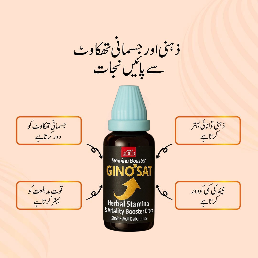 Ginosat – Herbal Stamina & Vitality Booster Drops