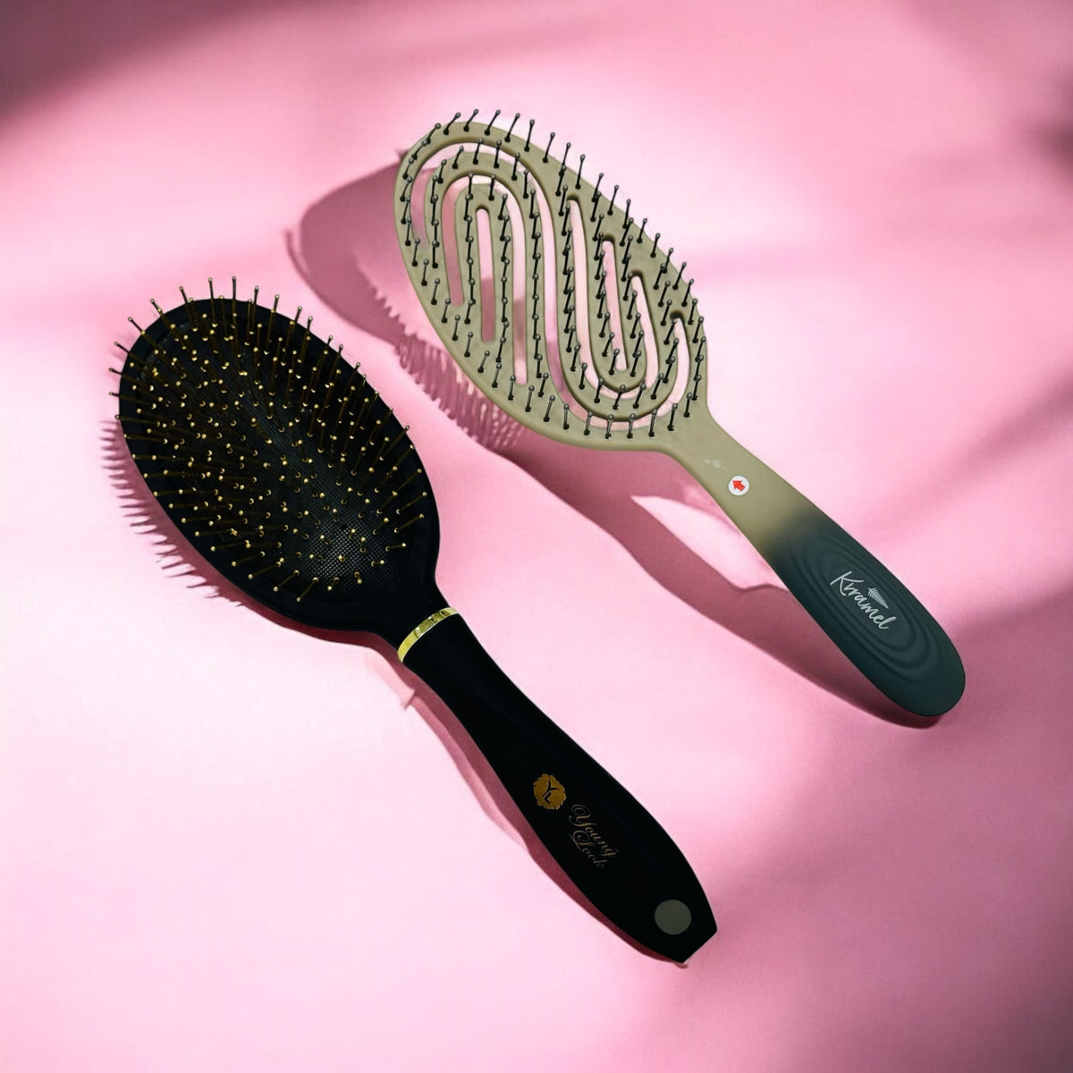 Detangling Hair Brush for Women, Men & Children - Does not Pull on Hair | Pack Of 2 - Armaa Store