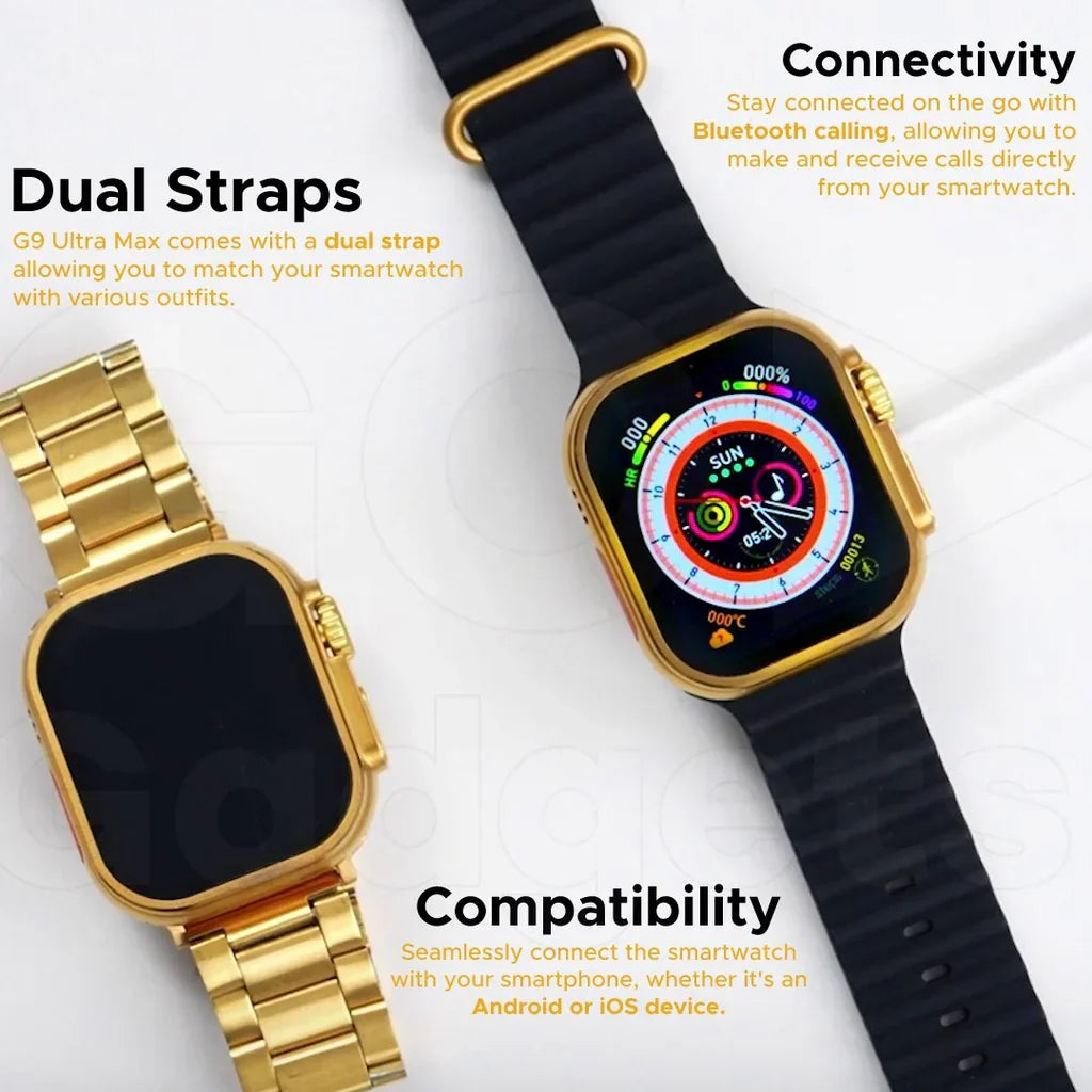 G9 Ultra Pro Smart Watch - Gold Edition