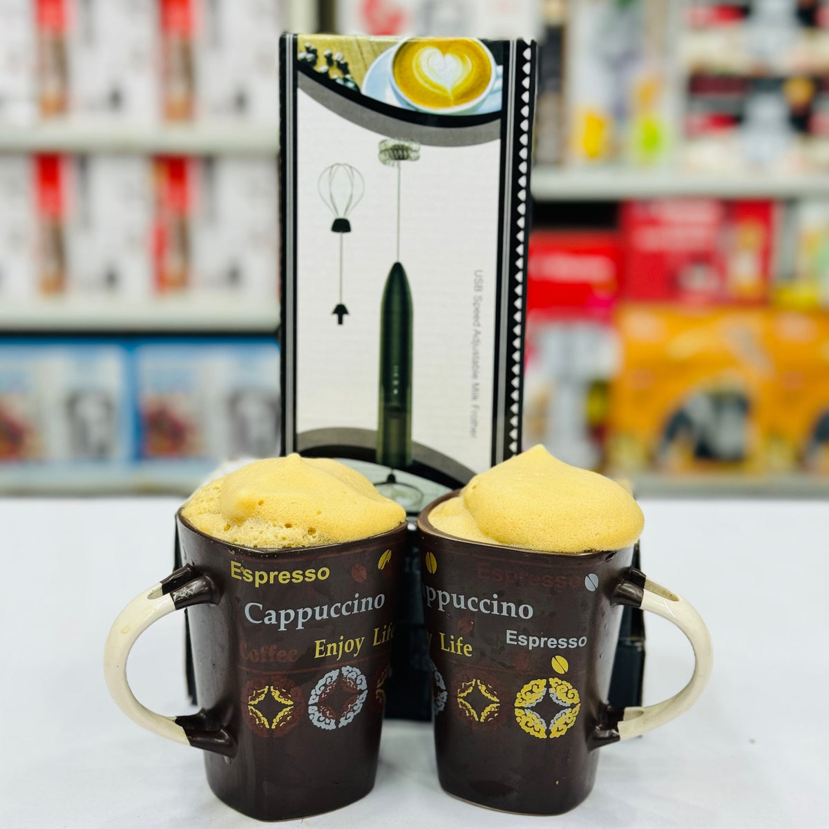 Rechargeable Coffee Beater & Milk Frother
