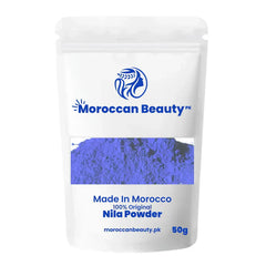 Original Moroccan Blue Nila Powder For Skin Whitening - 50g - Armaa Store