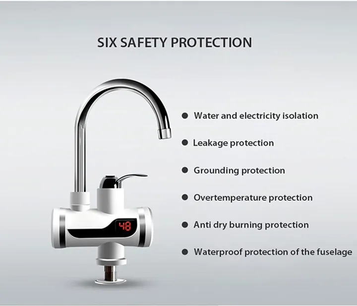 Instant Hot Water Tap Electric Geyser for Bathroom or Kitchen Basin - Armaa Store