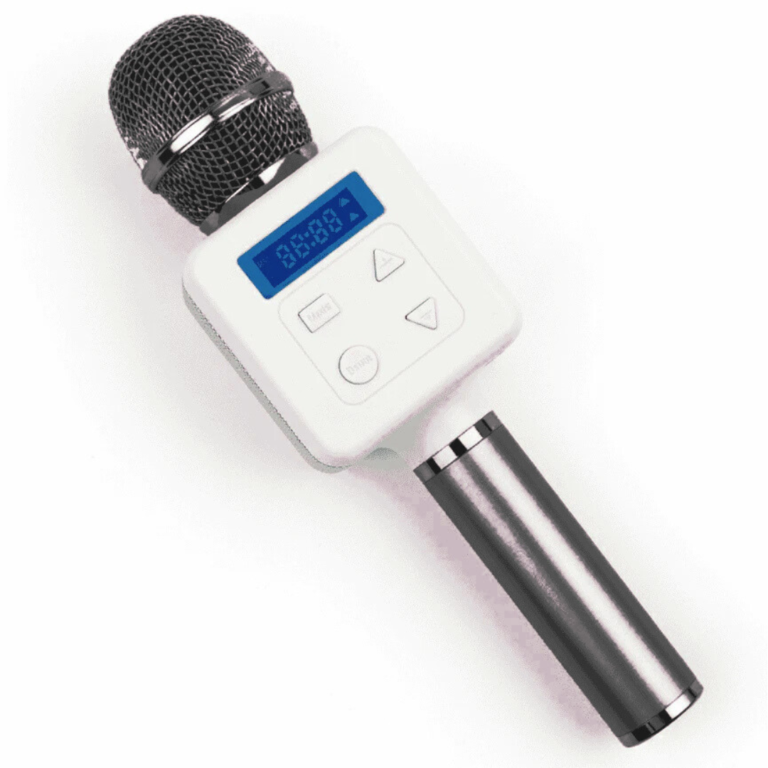 Bluetooth Wireless Karaoke Microphone - Wireless Mic with Built-in Speaker