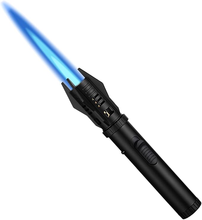 Bright Fire Lighter with Safety Lock and Adjustable Flame