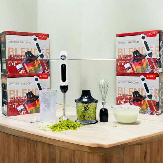 Imported Rechargeable 4 in 1 Hand Blender Set - Armaa Store