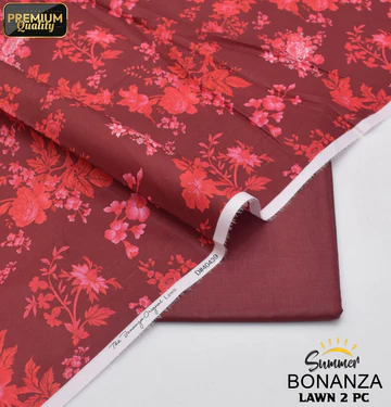 2-Piece Unstitched Lawn Suit (All Over Print) Bonanza-39