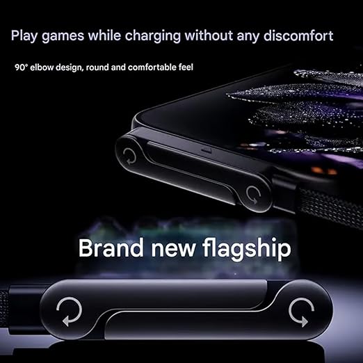 240W 2-in-1 Charging Cable with Phone Stand 1.5m length