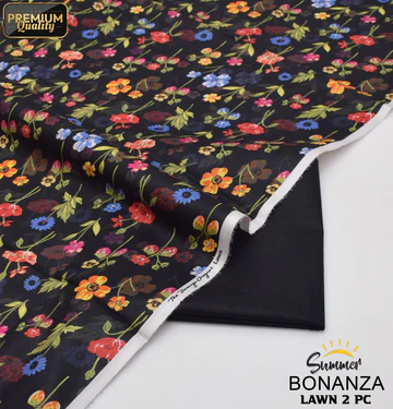 2-Piece Unstitched Lawn Suit (All Over Print) Bonanza-34