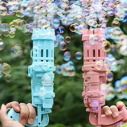 Massive Bubble Automatic Bubble Toys Bubble Machine Plastic Electric Bubble Gum Machine | 2pcs Set - Armaa Store