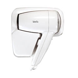 LANDIA WALL-MOUNTED HAIR DRYER – COMPACT & STYLISH FOR HOTELS & HOMES - Armaa Store
