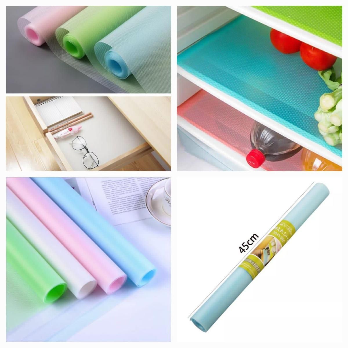 Sheets Reusable Refrigerator Mats Cabinet Non slip waterproof mate | 4 Pcs Set - Armaa Store