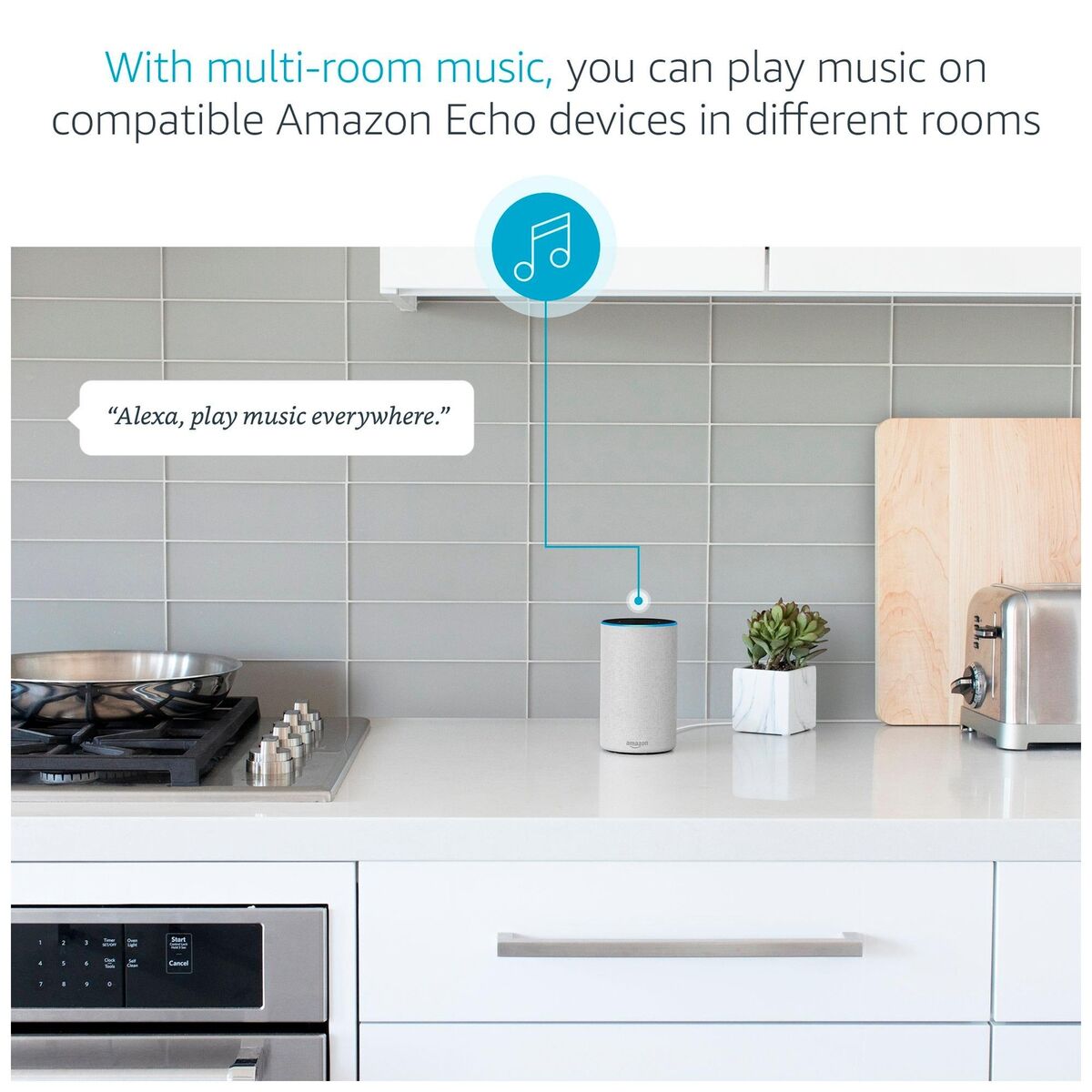 AMAZON ECHO - 2ND PLUS GENERATION - SMART SPEAKER WITH ALEXA - Armaa Store