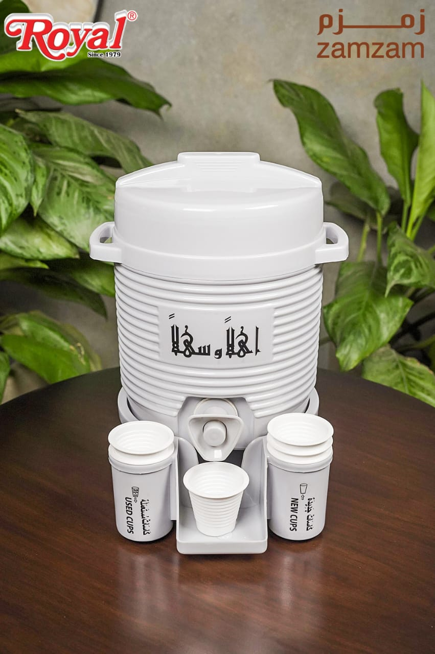 Mini Zamzam Dispenser 2L with 50ml ZamZam water Bottle - Armaa Store
