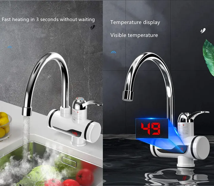 Instant Hot Water Tap Electric Geyser for Bathroom or Kitchen Basin - Armaa Store