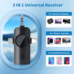 F11-2 3 in 1 Wireless Microphone - For Mobile Phone Video Recording, Vlogging, and for Studio Use