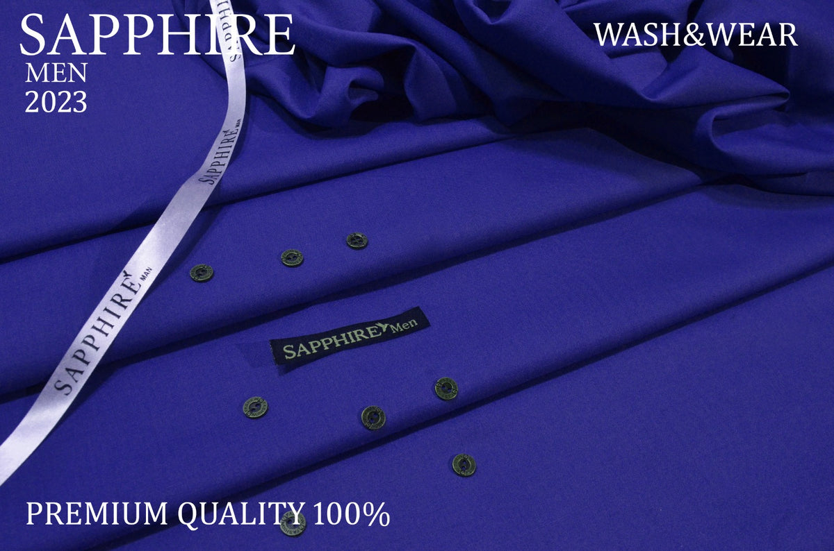 Sapphire Wash N Wear Royal Blue