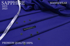 Sapphire Wash N Wear Royal Blue