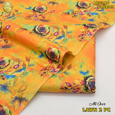 2-Piece Unstitched Lawn Suit (All Over Print) LA-11