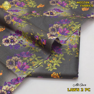 2-Piece Unstitched Lawn Suit (All Over Print) LA-14