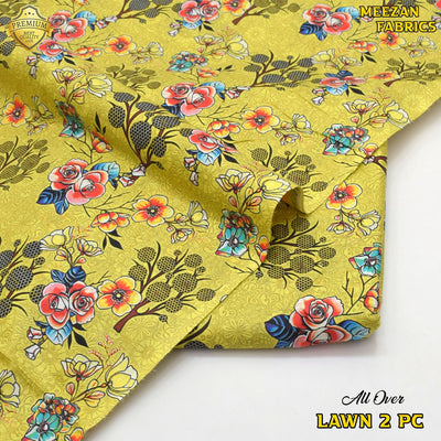 2-Piece Unstitched Lawn Suit (All Over Print) LA-16