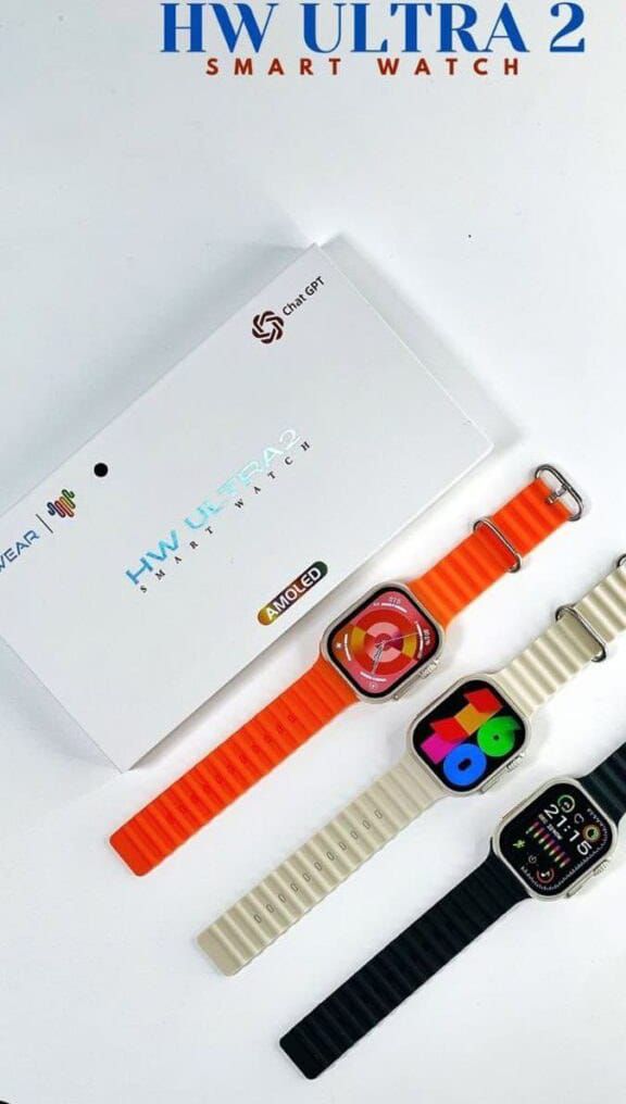 HW Ultra 2 Smart Watch with Amoled Display - Android Smart Watch