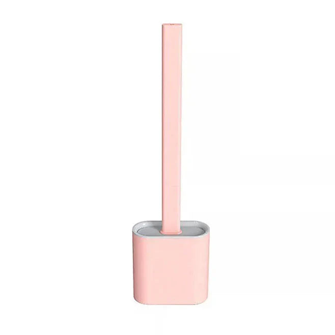 Silicone Toilet Cleaner Brush With Holder