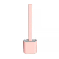 Silicone Toilet Cleaner Brush With Holder