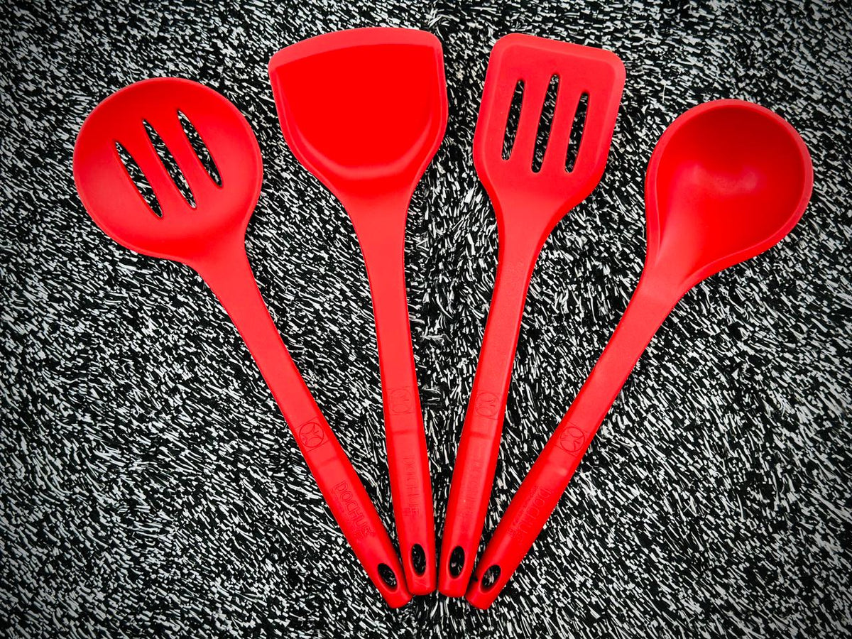 Silicon Spatula 4 PCs | High Quality Spatula Set