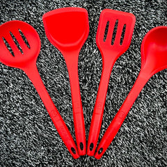 Silicon Spatula 4 PCs | High Quality Spatula Set