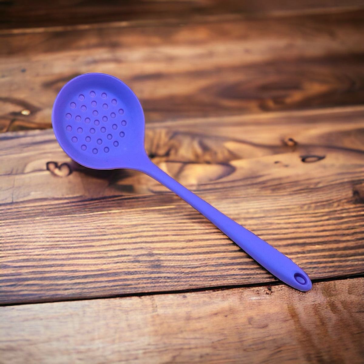 Silicone Slotted Spoon, Strainer Spoon, Skimmer Spoon