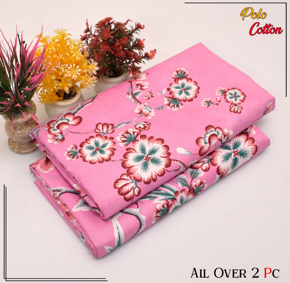 POLO COTTON PRINTED  2PC [ SALE OFFER ] PC-55