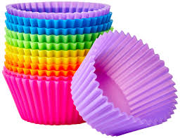 12 Pcs Silicone Cupcake Maker Set | Reusable Non-Stick Muffin & Cupcake Baking Molds | Food Grade Silicone