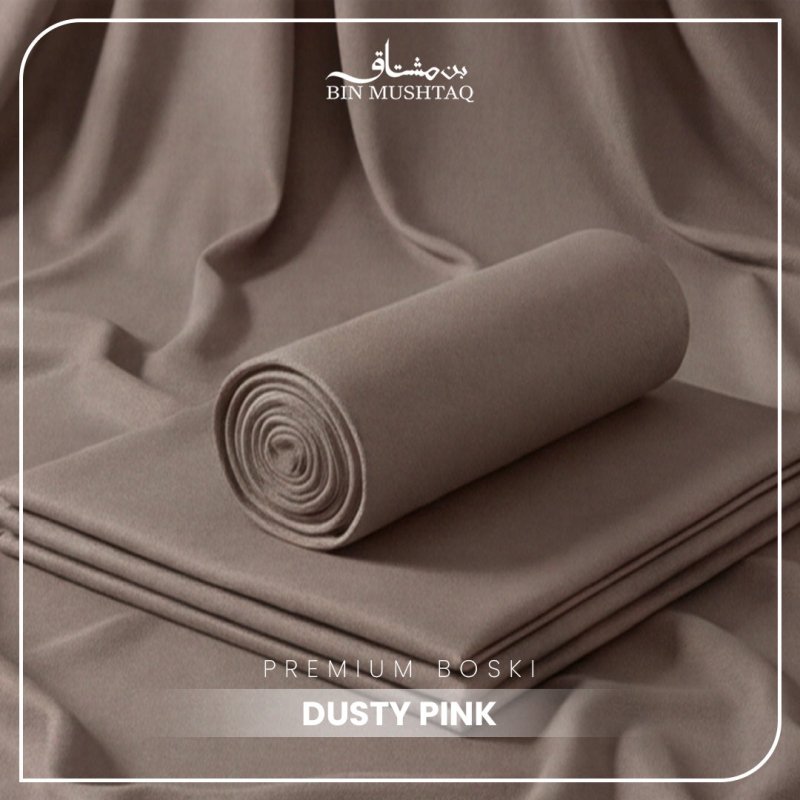Dusty Pink - Imperial Original Unstitched Boski - Bin Mushtaq