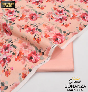 2-Piece Unstitched Lawn Suit (All Over Print) Bonanza-56