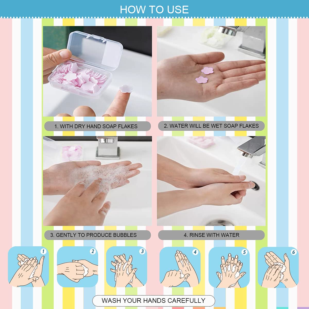how to use paper soap