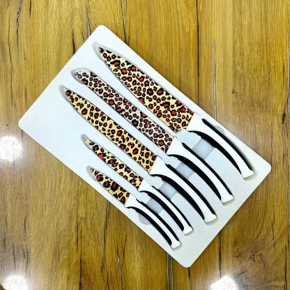 Fissman 5 Pcs Kitchen Knife Set - Sharp, Durable & Stainless Steel
